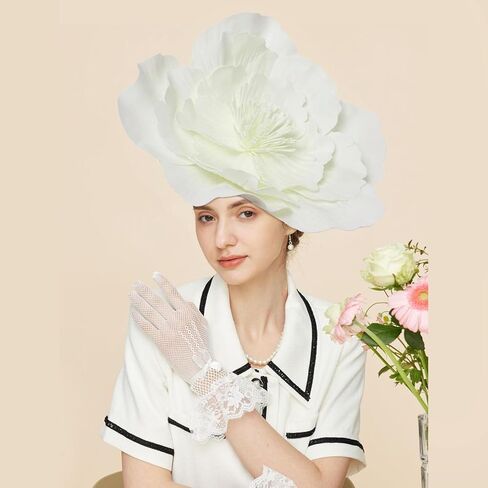 قبعة fascinator womens خمر كوكتيل الرأس يتوهم الحفلات ملابس الرأس القبعات الكنيسة 20s القبعة الفيكتورية in Kuwait