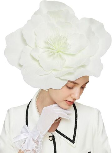 قبعة fascinator womens خمر كوكتيل الرأس يتوهم الحفلات ملابس الرأس القبعات الكنيسة 20s القبعة الفيكتورية in Kuwait