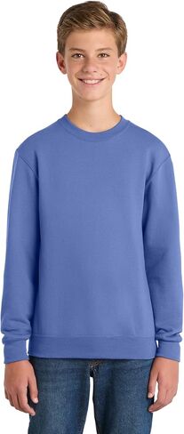 Port & Co Youth Core Fleece Crewneck Sweatshirt-PC90Y in Saudi Arabia