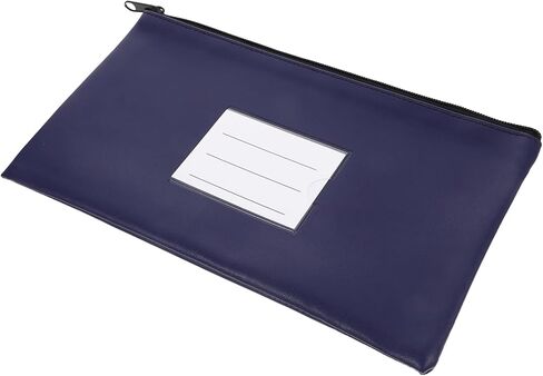 PU Leather Cash Pouch with Zipper Money Bag لشيكات الإيصالات وتخزين الأساسيات لعمال المكاتب والمسافرين in Kuwait