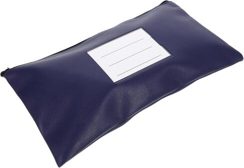 PU Leather Cash Pouch with Zipper Money Bag لشيكات الإيصالات وتخزين الأساسيات لعمال المكاتب والمسافرين in Kuwait