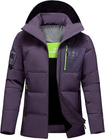 Women's Puffer Jacket Warm Winter Down Jacket Waterproof Hooded Parka Coats Thicken Insulated Outerwear in Saudi Arabia