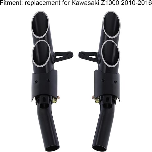Stainless Steel MidPipe, Tail Pipe, Motorcycle Tip, Kit for Z1000 2010-2016. Maximum Output, Outstanding Sound, Dependable Anti Black Design in Saudi Arabia