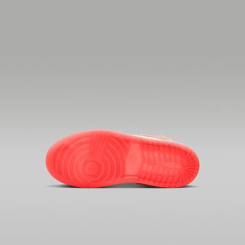 Air Jordan 1 Mid SE (PS) "Desert/Fusion Red Pale Ivory" in Saudi Arabia