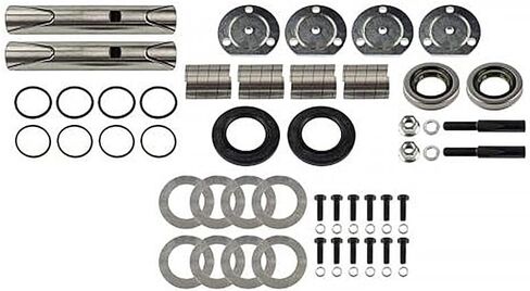 MyTee Products King Pin Kit للشاحنات - مجموعة توجيه محور أمامي كاملة مع الأجهزة تحل محل K120E R202007 306 -K120E in Saudi Arabia