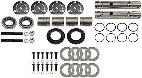 MyTee Products King Pin Kit للشاحنات - مجموعة توجيه محور أمامي كاملة مع الأجهزة تحل محل K120E R202007 306 -K120E in Saudi Arabia