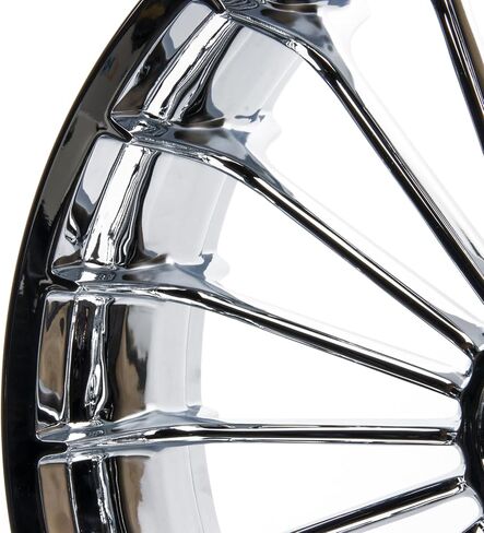 21x3.5 أمامية متوافقة مع Harley Touring Street Glide Road King 21 inch chrome Aluminium Wheel مع Riser Fender (21 × 3.5 جولة Chrome) in Saudi Arabia