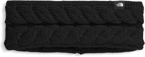 THE NORTH FACE Kids' Oh Mega Headband | Winter Ear Warmer with Soft Cable Knit Texture & Fleece Lining, TNF Black, One Size in Saudi Arabia