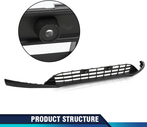 PIT66 PIT66 MONTER LOMER LOWER VALANCE PANK GRILL متوافق مع Ford Focus S SE Titanium 2015-2016/FITS FORD FOCUS S SE SE SEL TITANIUM 2017-2018 F1EZ17626A ، F1EZ17626ALE ، FO1095266 in Saudi Arabia