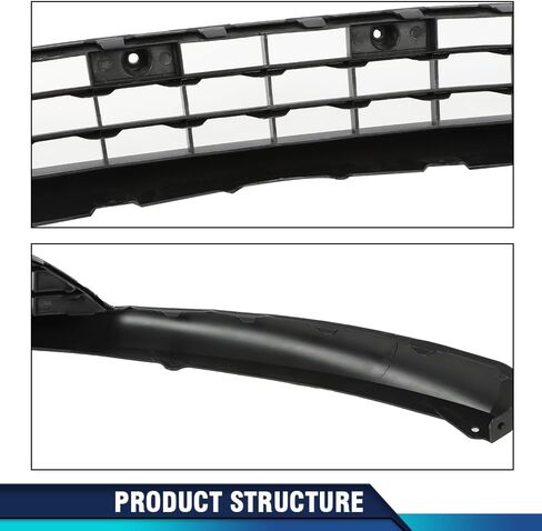 PIT66 PIT66 MONTER LOMER LOWER VALANCE PANK GRILL متوافق مع Ford Focus S SE Titanium 2015-2016/FITS FORD FOCUS S SE SE SEL TITANIUM 2017-2018 F1EZ17626A ، F1EZ17626ALE ، FO1095266 in Saudi Arabia