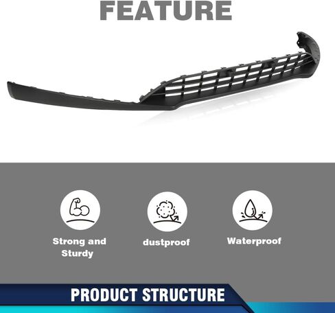 PIT66 PIT66 MONTER LOMER LOWER VALANCE PANK GRILL متوافق مع Ford Focus S SE Titanium 2015-2016/FITS FORD FOCUS S SE SE SEL TITANIUM 2017-2018 F1EZ17626A ، F1EZ17626ALE ، FO1095266 in Saudi Arabia