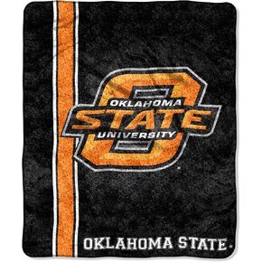 Officially Licensed NCAA Jersey Sherpa on Sherpa Throw Blanket, 50" x 60", Multi Color