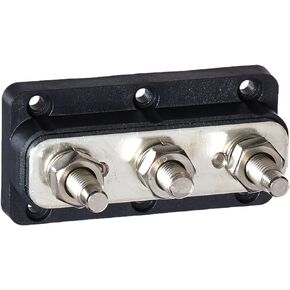 BEP Marinco Power Products 650A 3 Stud Buss Bar,black