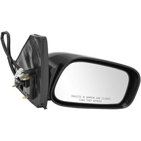 For Toyota Matrix,Pontiac Vibe 2003 2004 2005 2006 2007 2008 Power Gloss Side Door View Mirror Driver Left