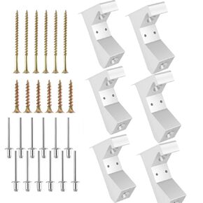 Squeaky Floor Repair kit，Wood & Noisy Floor Repair Kit - Squeak No More Solution with 6pc Aluminum Alloy Inserts, Effective Subfloor Joist Reattachment, Noise Elimination for Thicker Subfloors