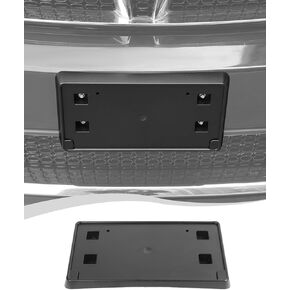 Hoolcar Front License Plate Frame Car License Plate Mounting Bracket Holder Fit for Dodge Durangao 2014-2020, Black