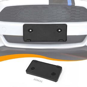 Hoolcar Front License Plate Frame Car License Plate Mounting Bracket Holder Fit for Ford Mustang 2015-2017, Black