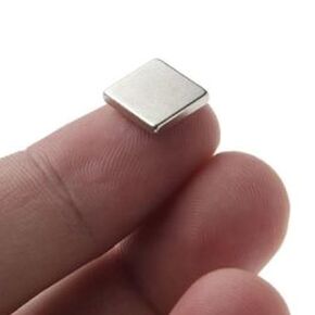 Magnetics 5x5x3mm 50-Piece Rectangular Magnets Ideal for refrigerators, Handicraft Projects, whiteboards, DIY Projects, Office Magnets - Map Square ma