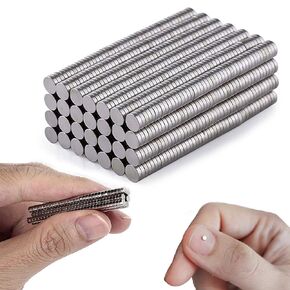 Small Magnets, 200 Pcs Strong Round Tiny Rare Earth Magnets, 5mmx2mm Powerful Neodymium Disc Magnets for Refrigerator, Great Gift for Garage, Fridge, DIY, Craft, and Office Magnets