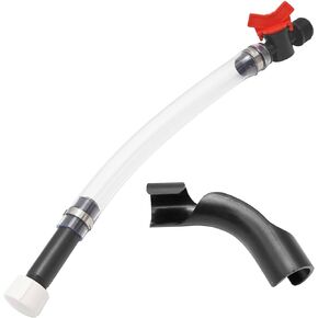 Racing Fuel Jug Hose, Clear Racing Fuel Filler Hose with Ball Valve Shut Hose Kit for Racing Fuel Jugs Auto 916 916