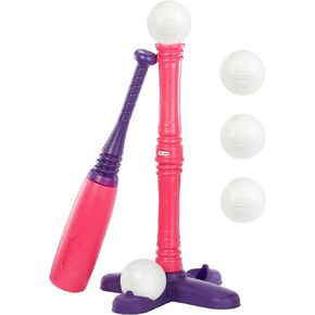 Little Tikes T-Ball Set,Pink, 5 Balls, for Toddlers Ages 18+ Months – Amazon Exclusive
