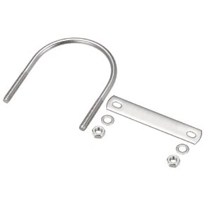 U Bolts 2 Sets (M8x35x60mm), Round U Bolt 304 Stainless Steel with Accessories - for Construction, Pipe