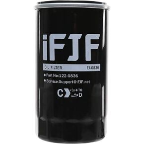 iFJF 122-0836 Oil Filter Replacement for RV QG 5500/7000 Series HGJAA HGJAB HGJAC Spin-on Replaces 01220836 B7238 PH2875 PH10027