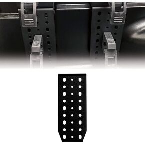 Rago Fabrication Bed Rail Modular Accessory Mount Extension for Shovels, Recovery Boards, Fuel Cans & Other Accessories for Toyota Tacoma | Extension | 3 Mounting Locations | Made in The USA