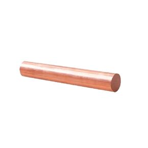 1Pcs Pure Copper Round Rod 1-1/4"(32mm) Dia 4" Length Bare Copper Cu Metal Rod for Metal Craft Hobbies