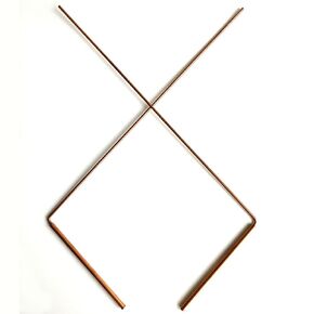 Dowsing or Divining Rods - A Pair of Copper Rods - Find Water Wells, Metals, Lost Objects, Spirits, and Other Objects - L-Shaped Rods