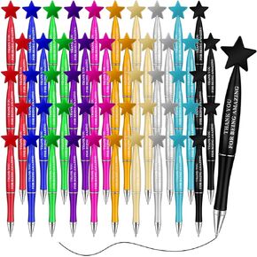 100 Pcs Inspirational Ballpoint Pen Bulk Employee Appreciation Gifts Thank You for Being Amazing Thumbs up Ballpoint with Black Ink for Coworker Teacher Office Supplies