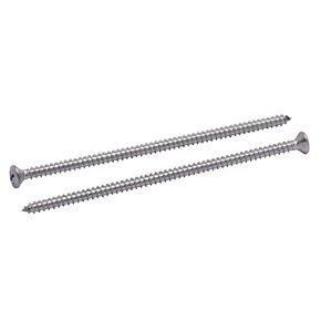 Oval Head Phillips Screws #8x1.75-50 Pack - Ideal for Decks, Roofs, Drawers - Type A Point, Plain Finish - Exterior Grade 18-8(304) Stainless Steel - Tamper-Proof Security Metal Screws
