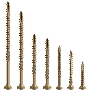 #10 * 3" Black Deck Screws, (1030pcs)15 lbs.Exterior Wood Screws, Rust Resistant epoxy Coated, Bronze, T25 Star Bit