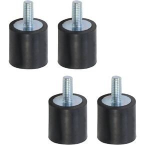 MY MIRONEY M8 Thread Female Rubber Mounts 40mm x 30mm Anti Vibration Rubber Mount Isolator Pack of 2