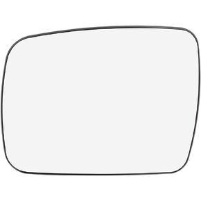 X AUTOHAUX Mirror Glass Heated with Backing Plate Driver Side Left Side Rear View Mirror Glass for Land for Rover LR2 LR4