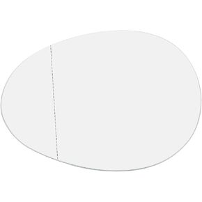 X AUTOHAUX Car Driver Left Side LH Mirror Glass W/Adhesive for BMW for Mini Cooper 2007-2015