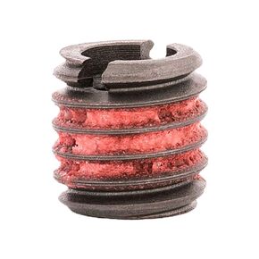 E-Z LOK - 319-428 E-Z Lok Externally Threaded Insert, C12L14 Carbon Steel, Meets AISI 12L14, 1/4"-28 Internal Threads, 3/8"-16 External Threads, 0.375" Length, Made in US (Pack of 10)