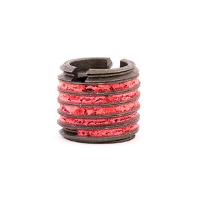 E-Z Lok Externally Threaded Insert, C12L14 Carbon Steel, Meets AISI 12L14, 1/2"-20 Internal Threads, 3/4"-10 External Threads, 0.656" Length, Made in US (Pack of 5)