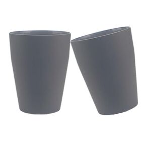 1.5 Gallon Small Trash Can,Round Small Wastebasket Garbage Can for Bathroom Bedroom Kitchen Countertop Under Sink (Black, 2 Pack)