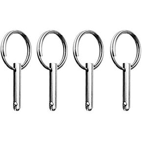 Marine Part Depot Four Stainless Steel Bimini Top Ball Pins