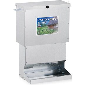 وحدة تغذية بروتين شجرة الغزلان، صندوق تغذية الغزلان بوزن 60 رطلاً، وحدة تغذية الغزلان شديدة التحمل، موزع تلقائي يغذي البروتين والذرة، الحياة البرية وحيوانات المزرعة in Kuwait