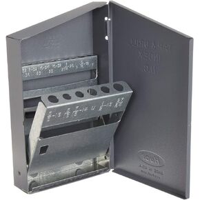 Drill America Tap and Drill Index/Case, m2.5 x .45 - m12 x 1.75 (9 Sizes), 12675