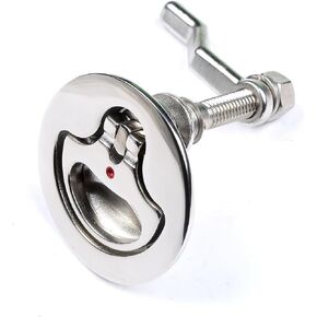 Boat Cam Latch Stainless Steel Marine Hatch Pull with Back Plate