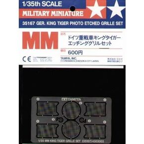 Tamiya 1/35 King Tiger Etched Grille # 35167