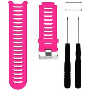 Band for Garmin Forerunner 910XT, Soft Silicone Replacement Watch Band Strap for Garmin Forerunner 910XT Sport Watch, Fits 6.0 inches-8.1 inches Wrist