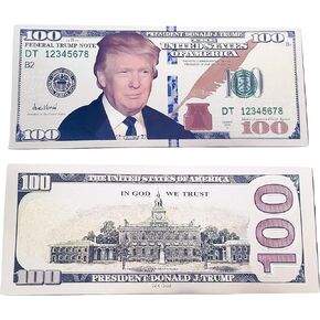 دونالد جي ترامب 2024 MAGA Money 100 دولار أمريكي (حزمة 100X) أموال مضحكة لمحبي ترامب 2024! يُشكل هدية رائعة! in Saudi Arabia