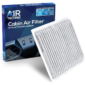 AirTechnik CF10138 Cabin Air Filter w/Activated Carbon | Fits Lexus IS300 2001-2005, RX300 1999-2003 / Toyota Highlander 2001-2003 - 87139-48020