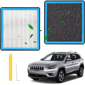 HEPA Cabin Air Filter replacement 6084C Compatible with Jeep Cherokee,Chrysler 200 2014 2015 2016 2017 2018 2019