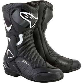 Alpinestars Women's Stella SMX-6 v2 Vented Boots (39) (BLACK/WHITE)