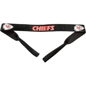 NFL Kansas City Chiefs Neoprene Sunglass Strap, Black